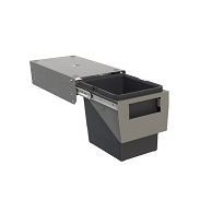 Tanova NZ Simplex Pull Out Soft Close Kitchen Bin - Width 200mm ,300mm and 350mm Behind Door Handle type Cabinet - 1 x 8Litre , 1 x 10Litre ,1 x 12Litre ,1 x 15Litre ,1 x 18Litre & 1 x 24Litre