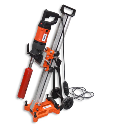 Tusk Heavy Duty Concrete Drilling Solution Diamond Core Drill Machine 130mm with Stand - 1980W - 1 Gear (100 - 1190rpm) - 11kg