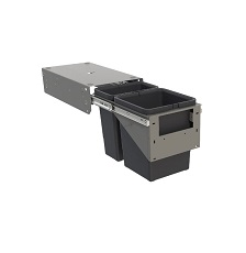 Tanova NZ Simplex Push Open Kitchen Bin - 300mm Cabinet Drawer Front - 1 x 10L 1 x 6Litre ,1 x 12L 1 x 8Litre  ,2 x 10Litre ,2 x 12Litre