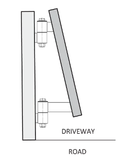 D&D Technologies DD TECH SHUTIT BADASS UPHILL STRAP WELD-ON HINGE SET