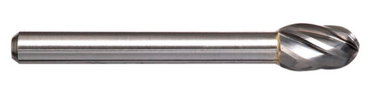 Trucut Heavy Duty Alpha 1/2" Oval ( 1/4" Shank) ,(6"Long ) ,6mm Oval(6mm Shank) & 12.7mm Oval (6"Long series ) - Carbide Burr Aluminium Cut and Metric