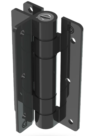 D&D Technologies DD TECH KWIKFIT ALU SELF-CLOSING ADJUST WALL/POST MNT HINGE