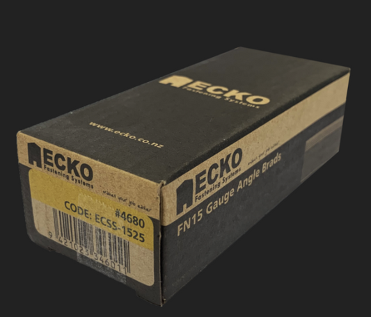 Ecko Angle Brads 15Gauge 25d 304Stainless Steel FN15-25,32,38,45,50mm Pack of 1000