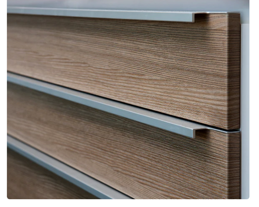 ELITE ULTIMATE TOP HANDLE MATT CHROME LENGTH IN 4 SIZES : 398MM ,448MM ,498MM ,598MM