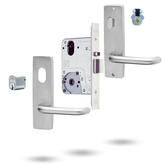 Commercial Door Locking Kits SELECTOR MKII- 60MM INCL FURNITURE SATIN CHROME