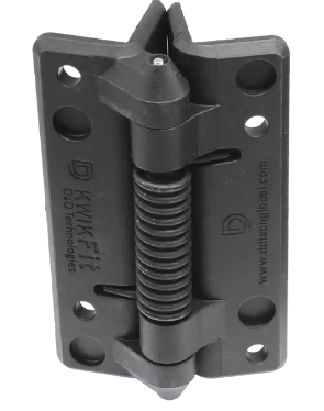 D&D Technologies DD TECH KWIKFIT POLYMER GENERAL PURPOSE PLAIN PIVOTING & SELF CLOSE HINGE
