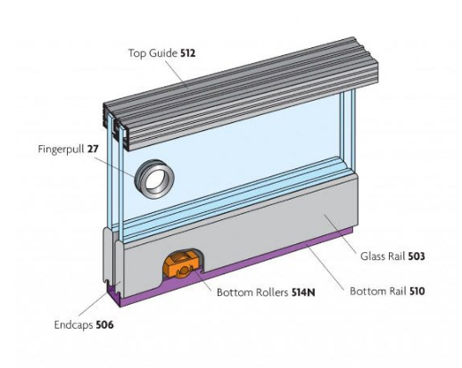 HENDERSON ZENITH GLASS RAIL 3600MM