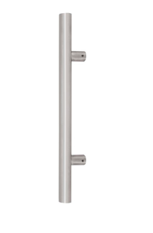 Windsor Premium NZ Entrance 450mm Pull Handle Round 32mm Dia Priced Per Pair Available In Colours Black ,Stainless Steel & Powder coat