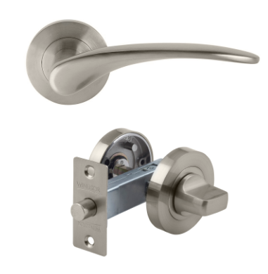 Windsor Premium NZ Astron - Apollo Privacy Set Price Per Set -Available in 4 Colours : Matt Black ,Brushed Nickel ,Powder Coat & Satin chrome