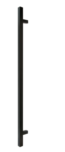 Windsor Premium NZ Entrance 900mm Square Pull Handle 25x25mm Price Per Pair Available In Colours Black ,Stainless Steel & Powder coat