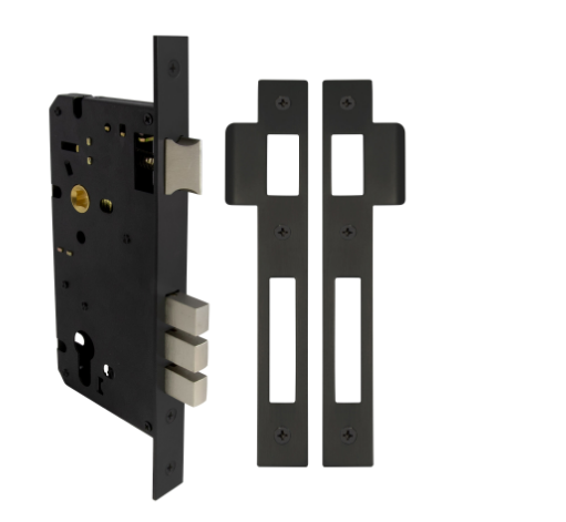 Windsor Premium NZ 60mm Euro Mortice Lockcase (86mm Case) - Available in 4 Colours : Matt Black ,Graphite Nickel ,Powder Coat & Stainless Steel