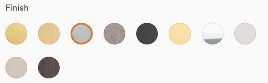 Iver Privacy Turn Oval with Indicator Concealed Fix Round (Polished Brass) & Square (Distressed Nickel)