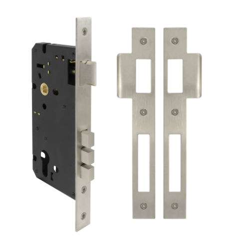 Windsor Premium NZ 60mm Euro Mortice Lockcase - Short Throw - Available in 4 Colours : Matt Black ,Graphite Nickel ,Powder Coat & Stainless Steel