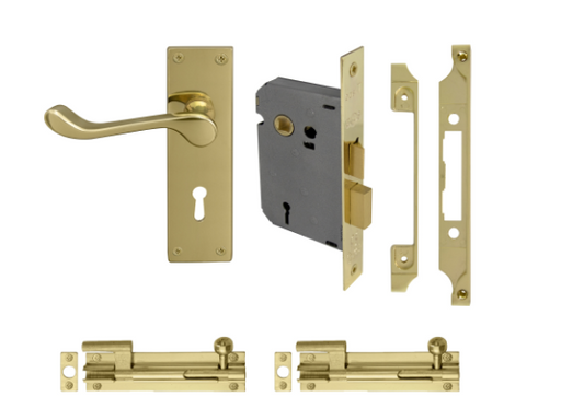 Windsor Premium NZ French Door Kit (7005+1107+1109+2x 5213) - Available in 4 Colours