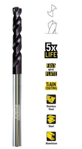 Trucut Heavy Duty Alpha Drill Set Tuff Box Drill Case ,Cobalt ,Gold Series ,Stainless Plus & Silver Series Metric 1-13mm