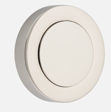 Iver Blank Rose Round & Square Polished Nickel