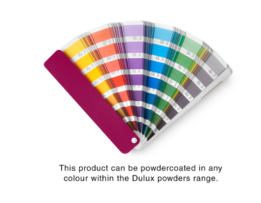 Windsor Premium NZ Entrance Pull Handle 450mm Offset Round Stainless Steel - Price Per Pair Black ,Powder coat & Stainless steel