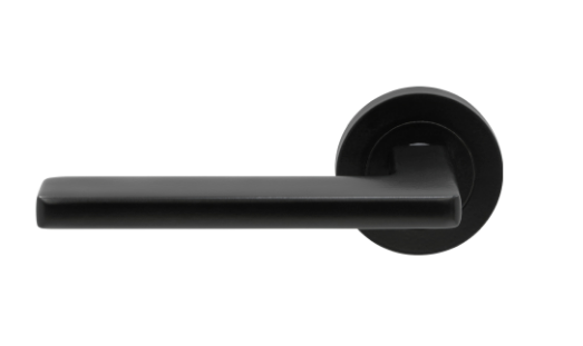 Windsor Premium NZ Astron Vector Passage Set - Matt Black ,Brushed Nickel & Powder Coat