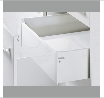 Hettich Germany  MultiTech Drawer set, System, White With 2 Front Connectors Height 150mm / Nominal Length Available in 6 Sizes : 250mm , 350mm ,400mm ,450mm ,500mm & 550mm