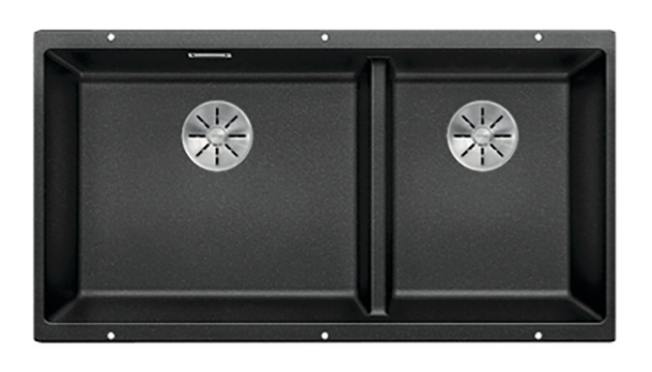 Blanco Germany Subline 480/320-U Sink, Blanco Silgranit Range - Black ,Anthracite ,Rock Grey ,Tartufo ,Soft White & White