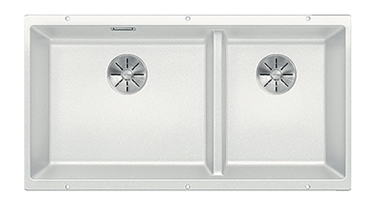 Blanco Germany Subline 480/320-U Sink, Blanco Silgranit Range - Black ,Anthracite ,Rock Grey ,Tartufo ,Soft White & White