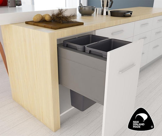 Tanova LEGRABOX F Drawer Insert Frame and Buckets for 500mm Cabinets White and Charcoal