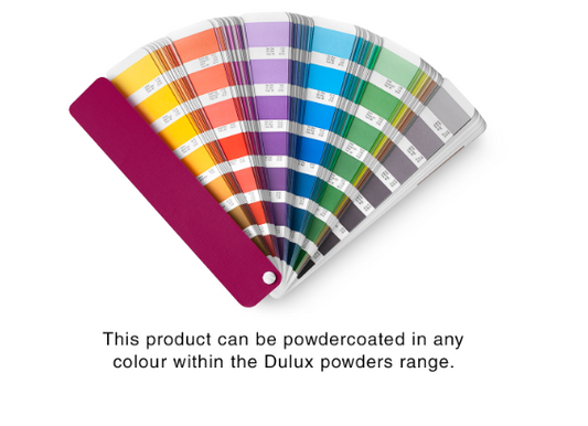 Windsor Premium NZ Entrance Pull Handle 900mm OA Square Offset 25x25mm  Price Per Pair - Powder coat & Stainless steel