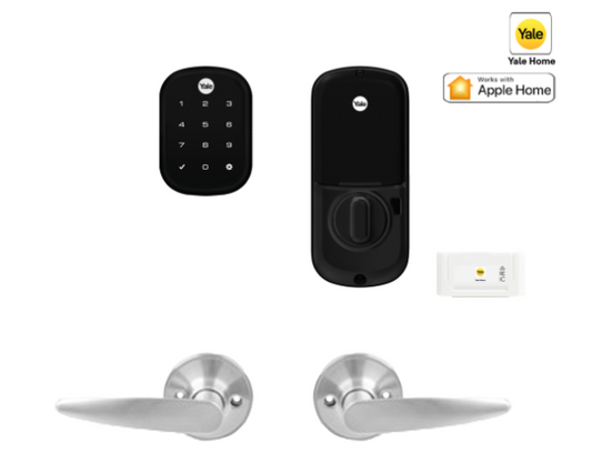 YALE ASSURE SL SMART-READY LOCK WITH HAWTHRON LEVER OIL RUBBED BRONZE ,MATT BLACK & SATIN NICKEL
