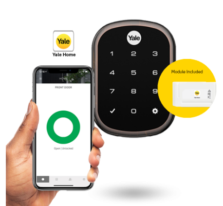 YALE ASSURE SL SMART-READY LOCK WITH HAWTHRON LEVER OIL RUBBED BRONZE ,MATT BLACK & SATIN NICKEL