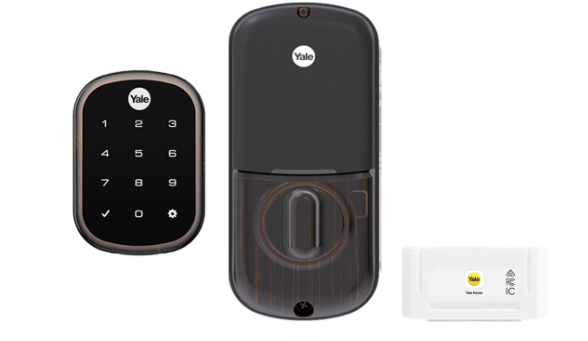 YALE ASSURE SL SMART-READY LOCK WITH HAWTHRON LEVER OIL RUBBED BRONZE ,MATT BLACK & SATIN NICKEL
