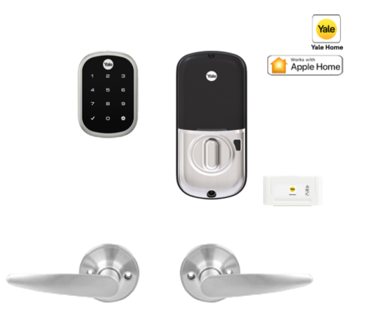 YALE ASSURE SL SMART-READY LOCK WITH HAWTHRON LEVER OIL RUBBED BRONZE ,MATT BLACK & SATIN NICKEL