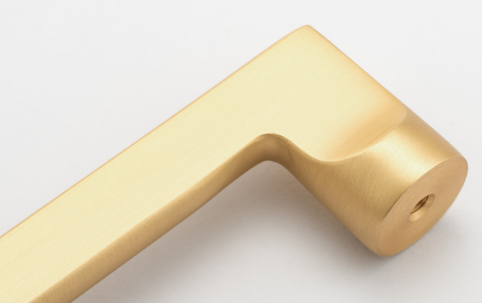 Iver Baltimore 20926 Cabinet Pull 450mm Brushed Brass -With Backplate & No Backplate