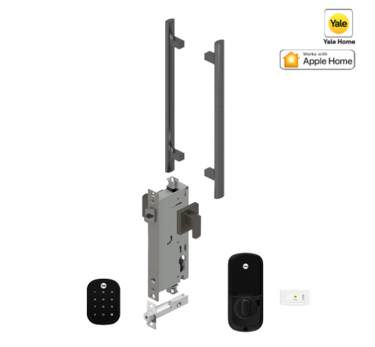 YALE ASSURE SL(Keyless) SMART-READY LOCK WITH APEX 141 X 300 ENTRANCE SET MATT BLACK