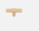 Iver Helsinki T Cabinet Pull 20981 Available in 6 Colours: Signature Brass, Matt Black ,Polished Chrome, Brushed Chrome ,Brushed Brass, Satin Nickel