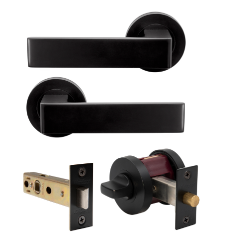 Windsor Premium NZ Galaxy - Pegasus Privacy Set - Available in 4 Colours : Matt Black ,Brushed Nickel ,Graphite Nickel & Powder coat