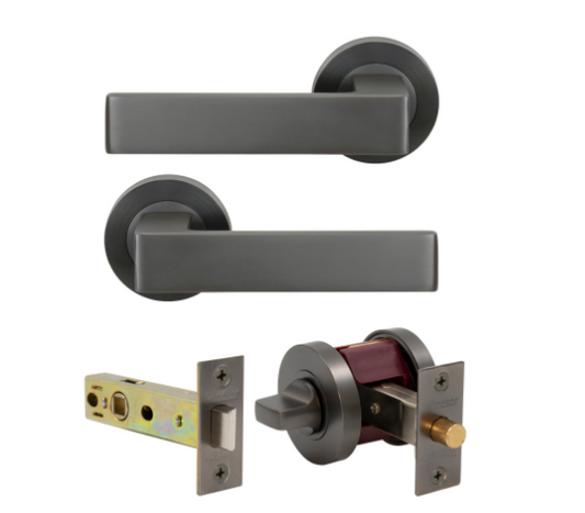 Windsor Premium NZ Galaxy - Pegasus Privacy Set - Available in 4 Colours : Matt Black ,Brushed Nickel ,Graphite Nickel & Powder coat