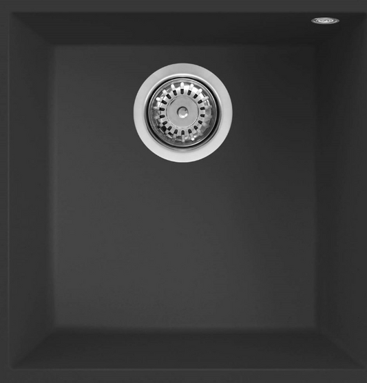 BURNS & FERALL ELLECI  QUADRA GRANITEK UNDERMOUNT & TOPMOUNT - BLACK & WHITE