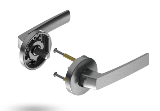 ASSA ABLOY MALTA VELOCITY 63MM ROSE ROSE PASSAGE ,PRIVACY & DUMMY HALF SET SATIN CHROME PEARL