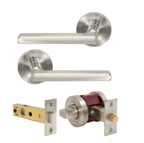 Windsor Premium NZ Galaxy - Phoenix Privacy Set - Available in 4 Colours : Matt Black ,Brushed Nickel ,Graphite Nickel & Powder coat