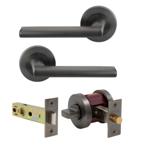 Windsor Premium NZ Galaxy - Phoenix Privacy Set - Available in 4 Colours : Matt Black ,Brushed Nickel ,Graphite Nickel & Powder coat