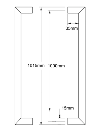 YALE ASSURE SL(Keyless) SMART-READY LOCK WITH PULL HANDLE SET 143 X 1000 - OIL RUBBED BRONZE ,MATT BLACK & SATIN NICKEL