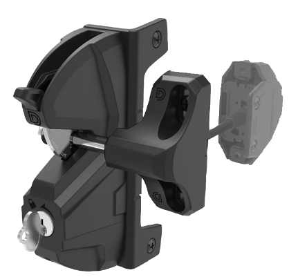 D&D Technologies DD TECH LOKKLATCH DELUXE 3 - SHORT BOLT WITH TRUECLOSE HINGES