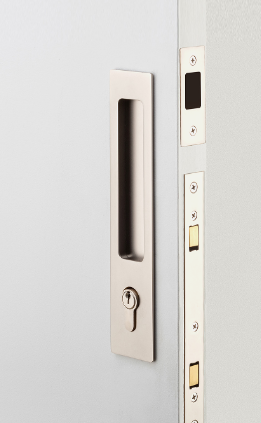 Iver Rectangular 21414 Sliding Door Pull Passage ,Privacy & Entrance Kit