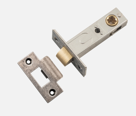 Iver Tube Latch Split Cam T' Striker Backset 45mm ,60mm,70mm-Distressed Nickel