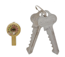 Carbine Australia Cylinder for Standard Deadbolt. Keyed to Differ, Deadbolt Type - Keyed to Differ Satin Chrome