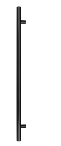 Windsor Premium NZ Entrance 900mm Pull Handle Round 32mm Dia Price Per Pair Available In Colours Black ,Stainless Steel & Powder coat