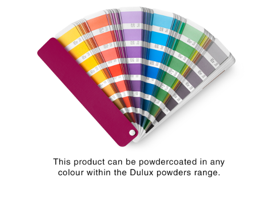 Windsor Premium NZ Entrance 1200mm Pull Handle Round 32mm Dia Price Per Pair - Black ,Powder coat & Stainless steel