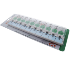 Carbine Australia Tags - Strip of 10 Numbers 1 to 10 Bag pack Various