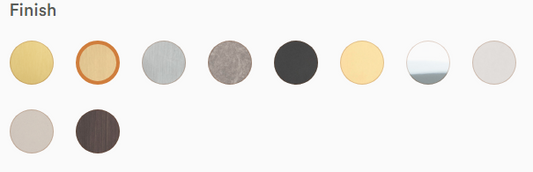 Iver Adaptor Plate Pair Rose Round Brushed Brass