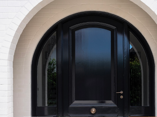 Iver Sarlat Centre Door Knob Polished Brass & Satin Nickel